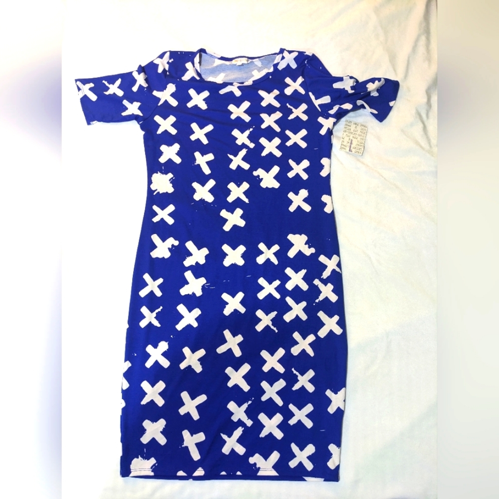 LuLaRoe Blue Dress